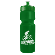 The Venture - 24 oz. Circular Bike Bottle with Push pull lid